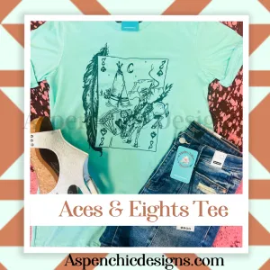 Aces & 8's Tee