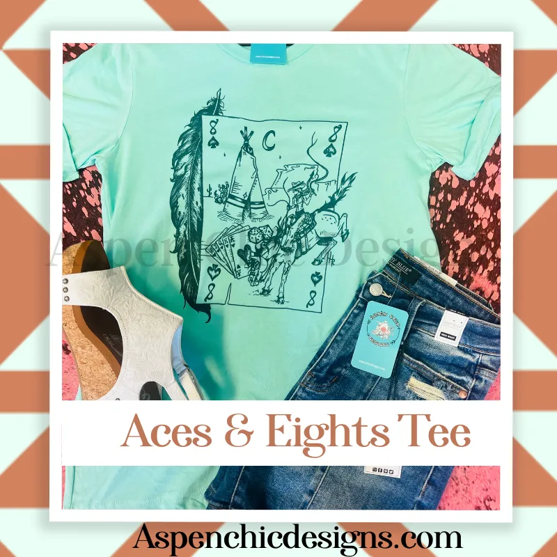 Aces & 8's Tee