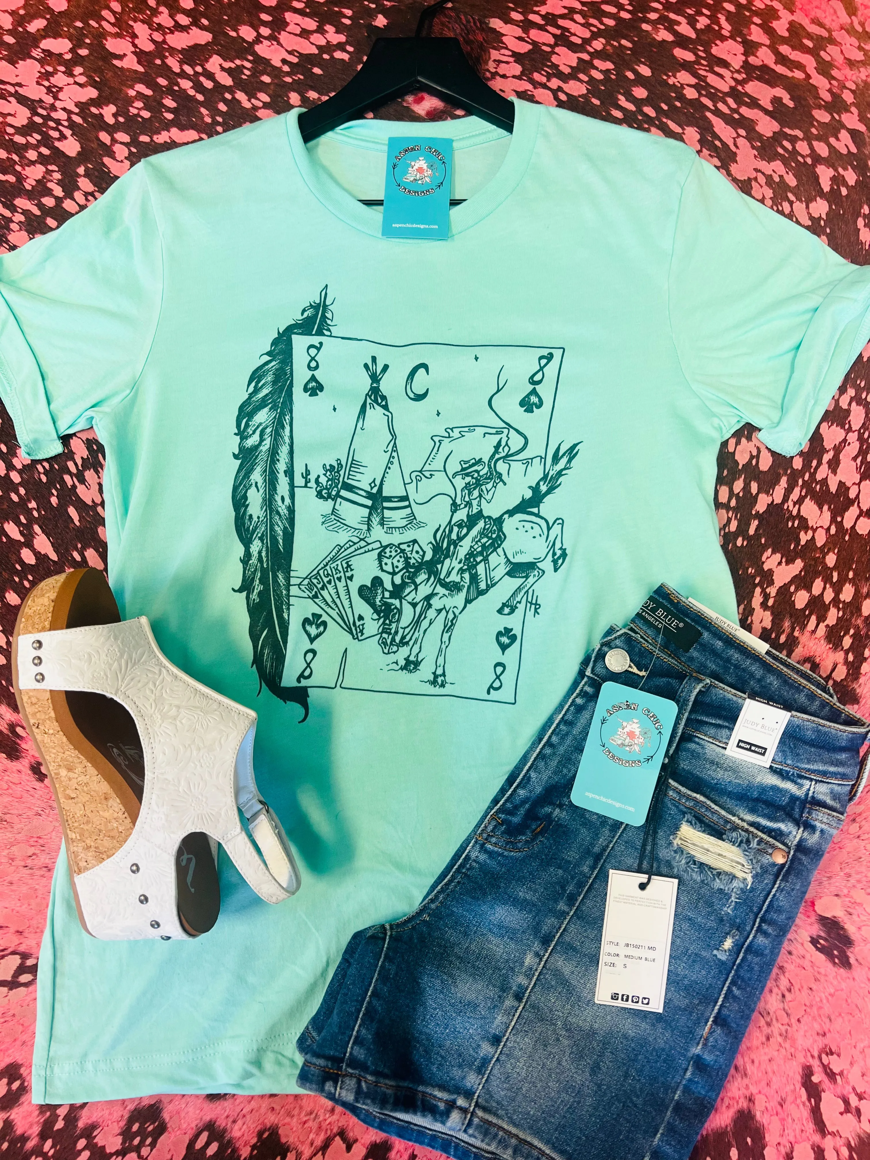 Aces & 8's Tee