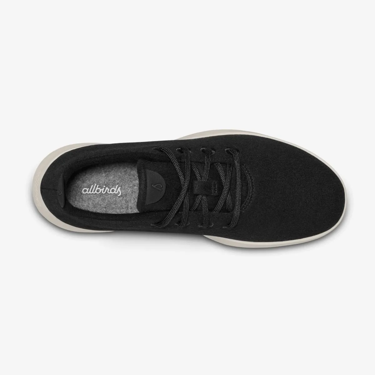 Allbirds Wool Runners - True Black (Cream Sole)