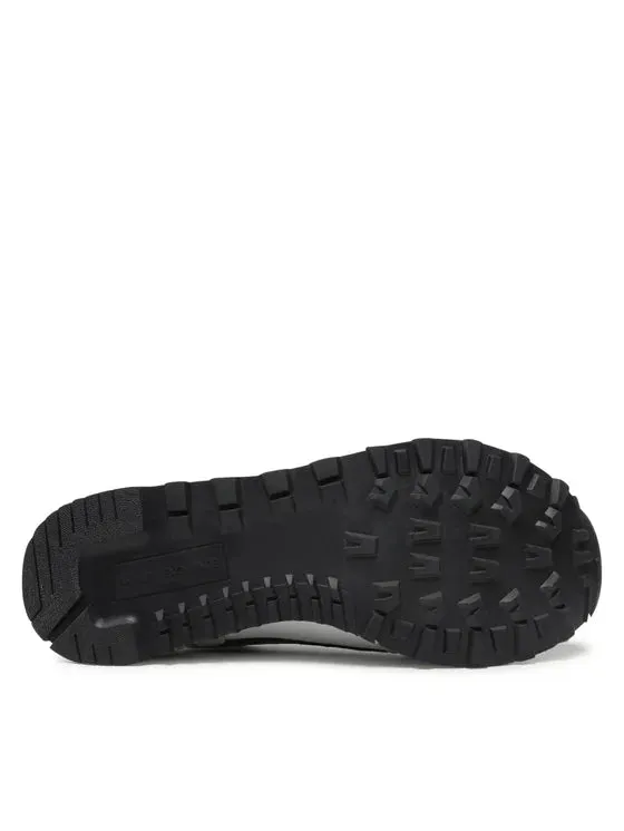 Armani Exchange runners in black/white