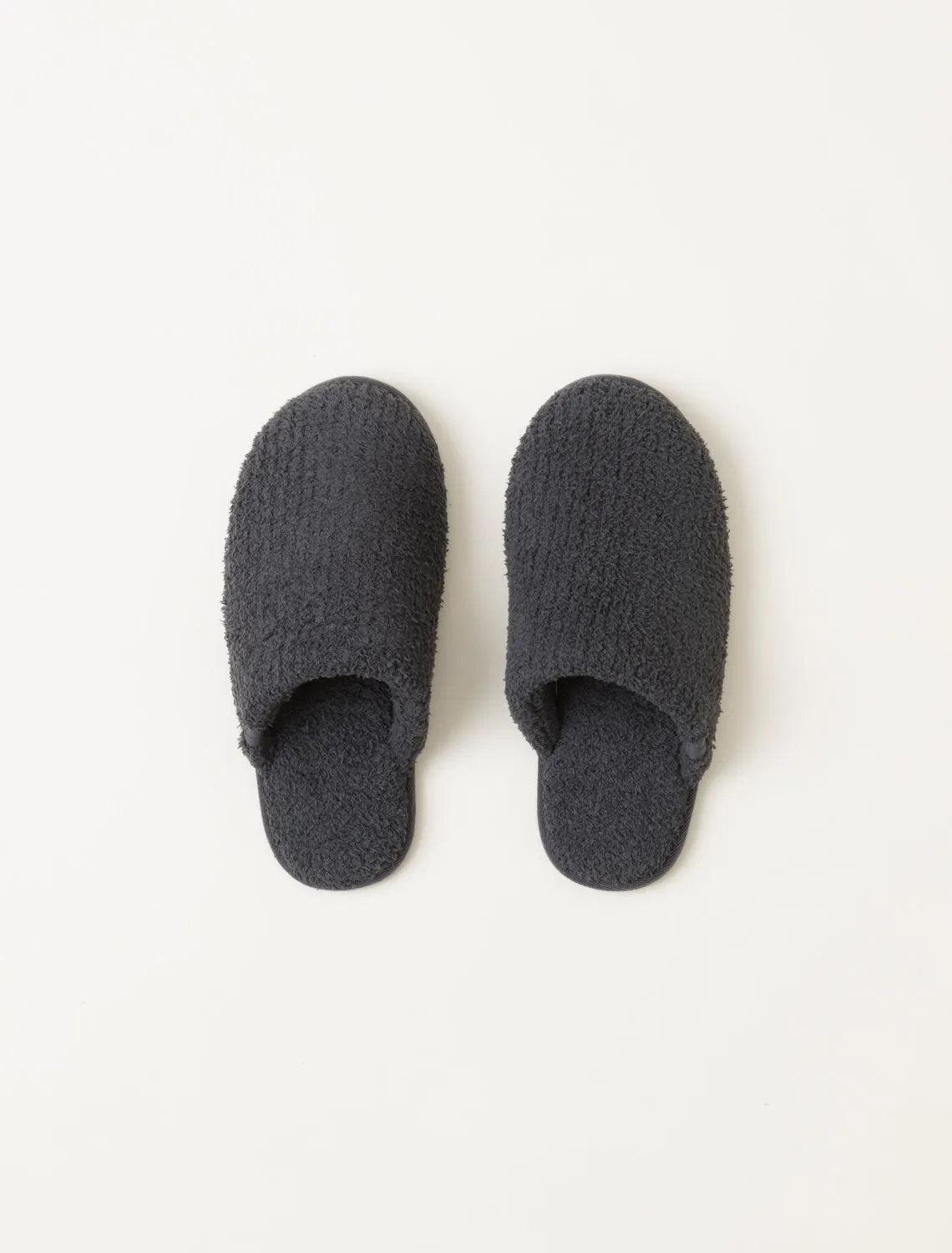 Barefoot Dreams CozyChic Ribbed Slipper in Carbon