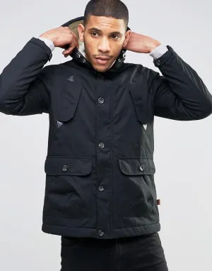 Bellfield Fleece Lined Cotton Parka