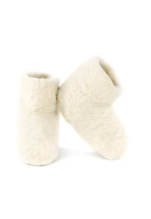 Boot Slipper Soft White