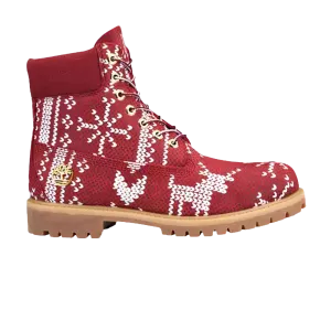 Boots 6 Inch Premium Timberland, red