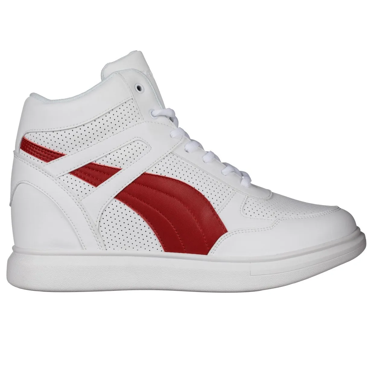 CALTO - H71902 - 3.8 Inches Taller (White/Red)