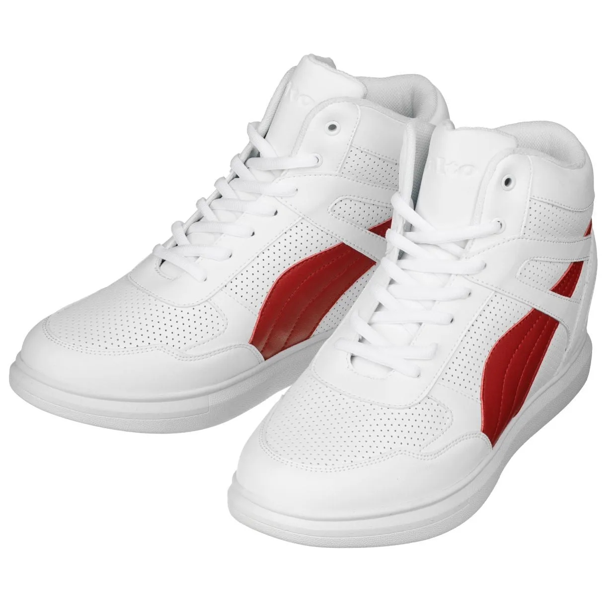 CALTO - H71902 - 3.8 Inches Taller (White/Red)
