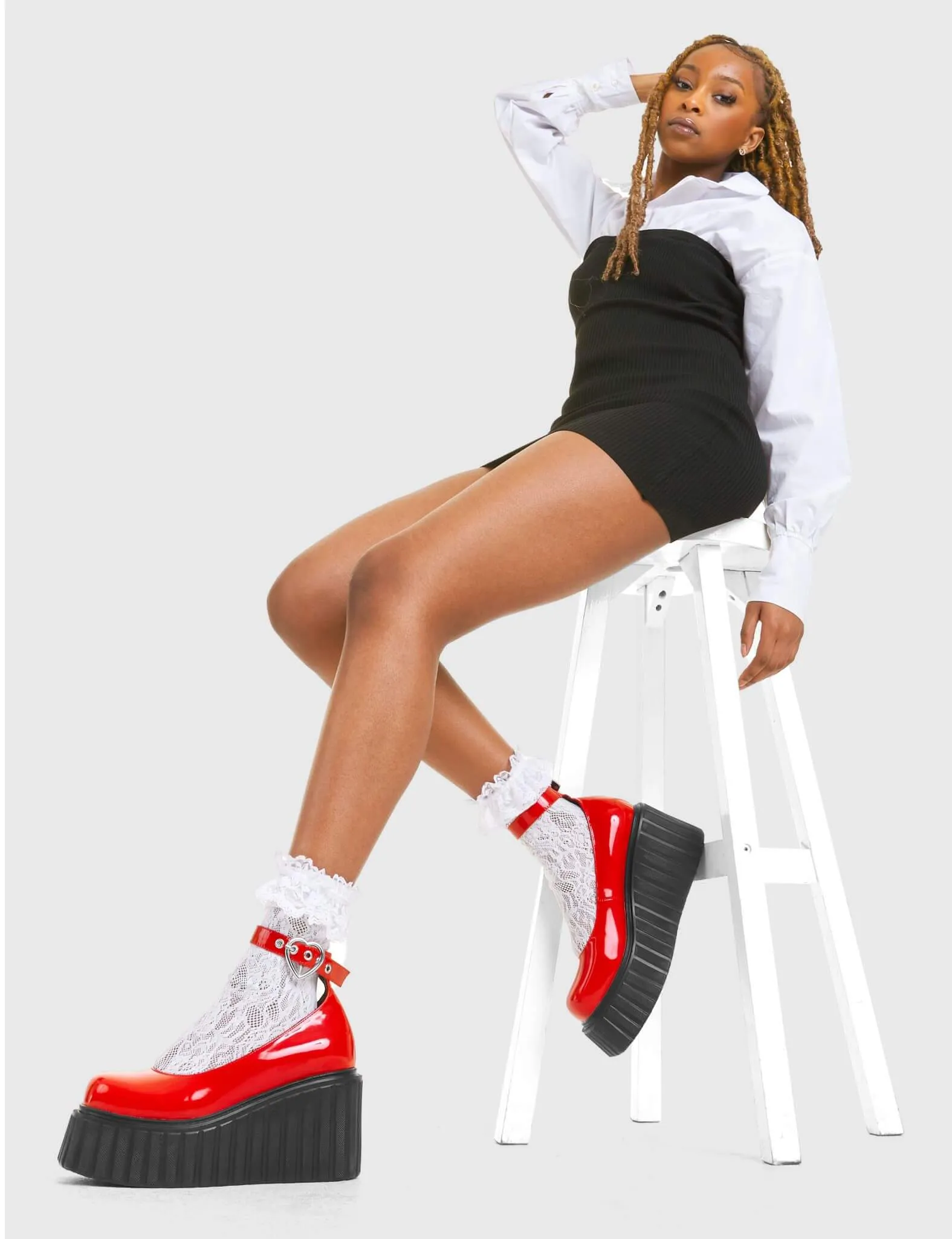 Cant Stop Chunky Platform Creeper Shoes