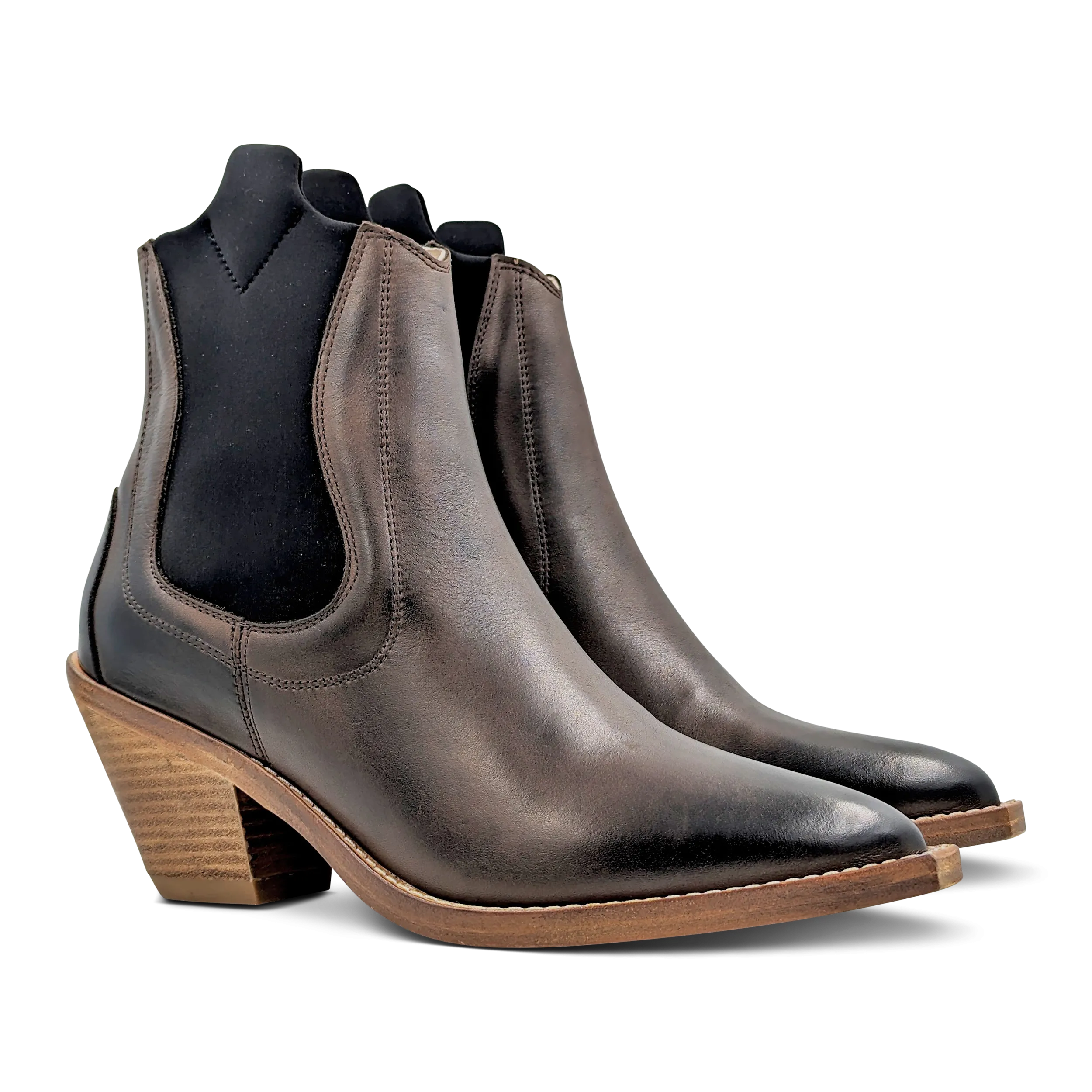 Chelsea Cowboy Boot in Chocolate Brown