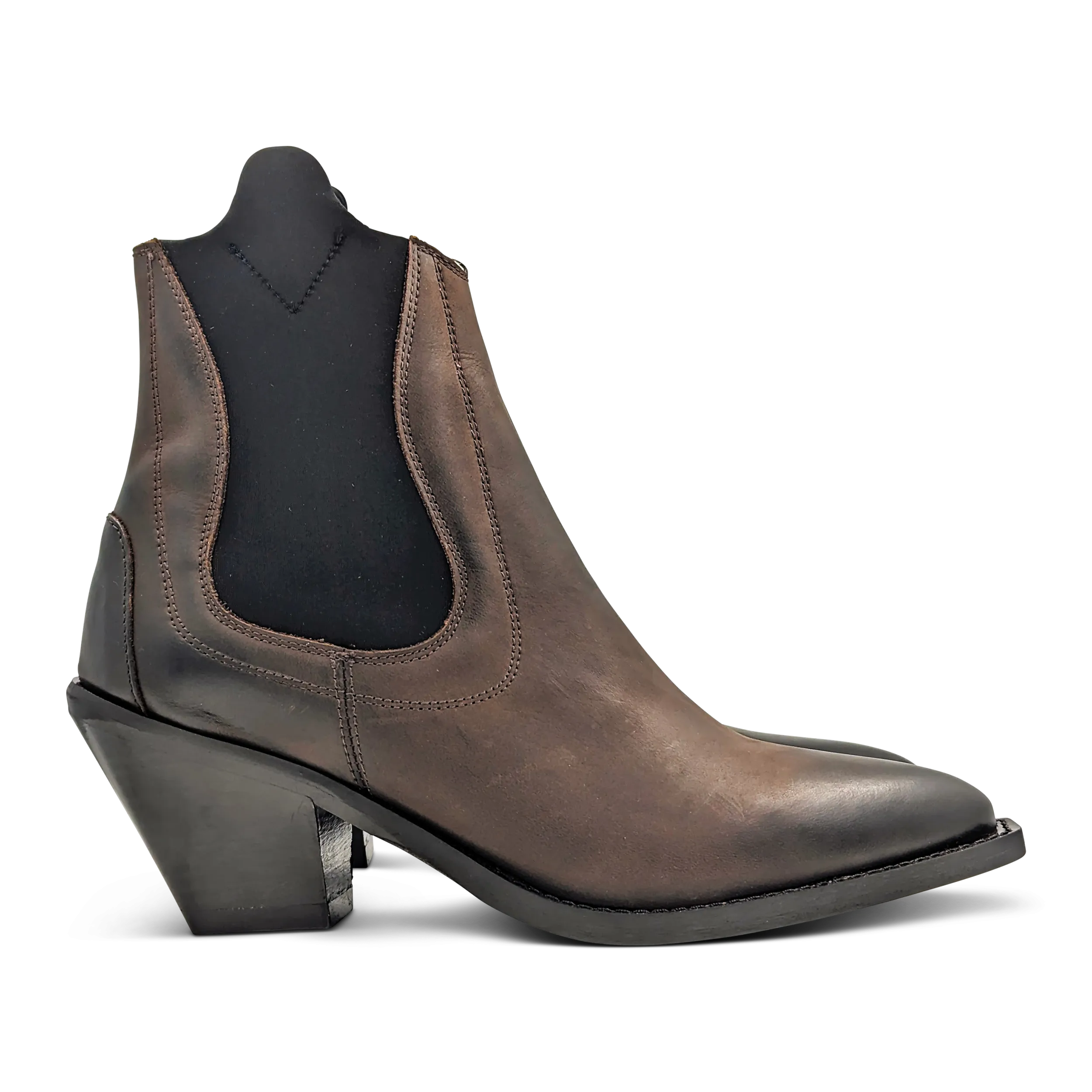 Chelsea Cowboy Boot in Dark Brown