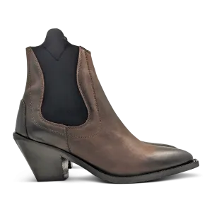 Chelsea Cowboy Boot in Dark Brown