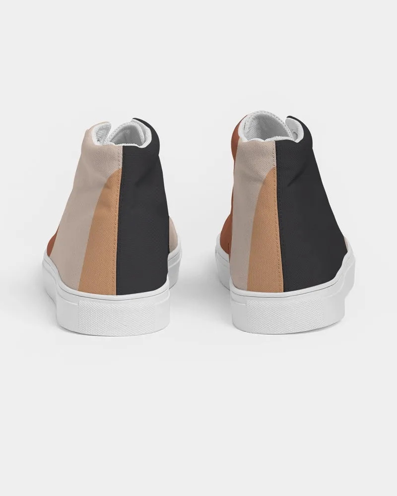 Color Bobbles Men's Hightop Canvas Shoe