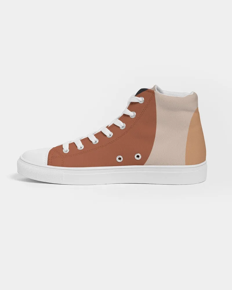 Color Bobbles Men's Hightop Canvas Shoe