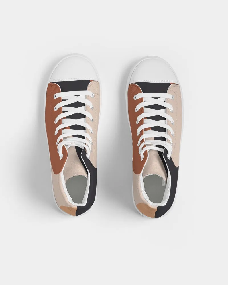 Color Bobbles Men's Hightop Canvas Shoe