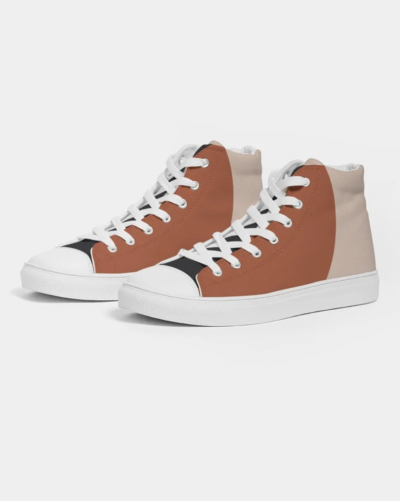 Color Bobbles Men's Hightop Canvas Shoe