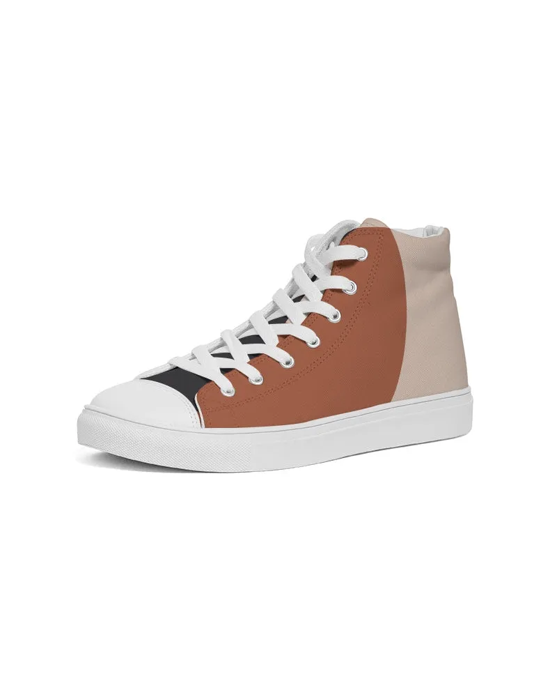 Color Bobbles Men's Hightop Canvas Shoe