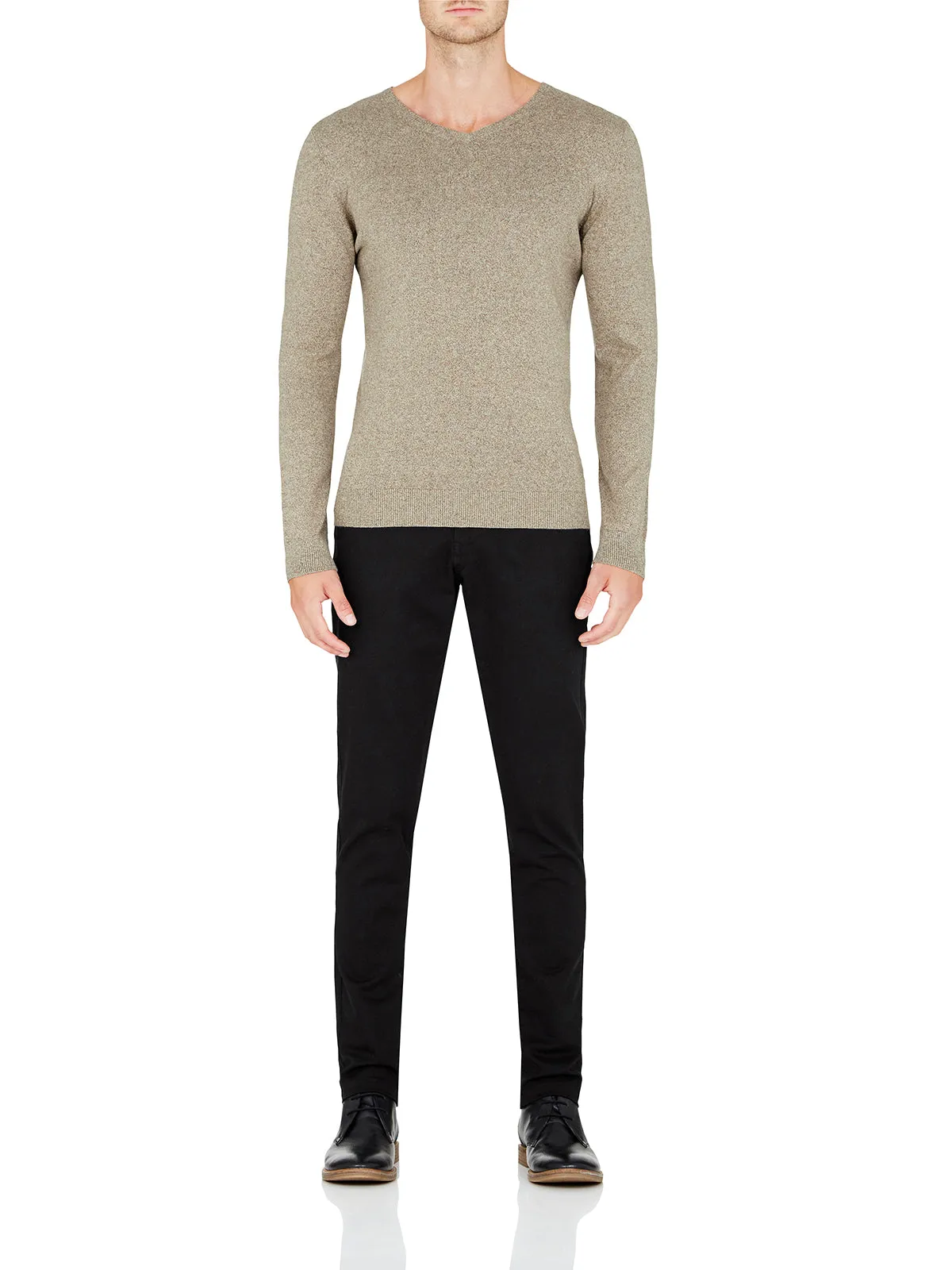 Cotton V-Neck Knit
