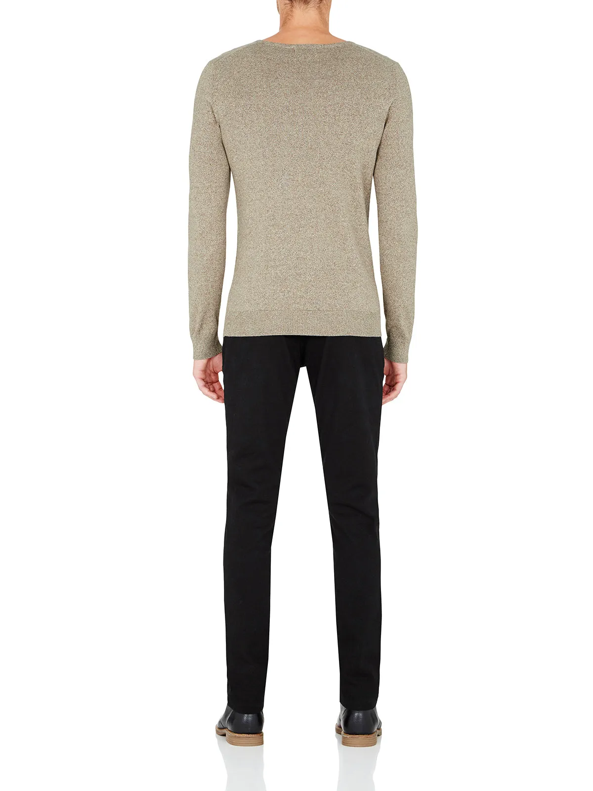 Cotton V-Neck Knit