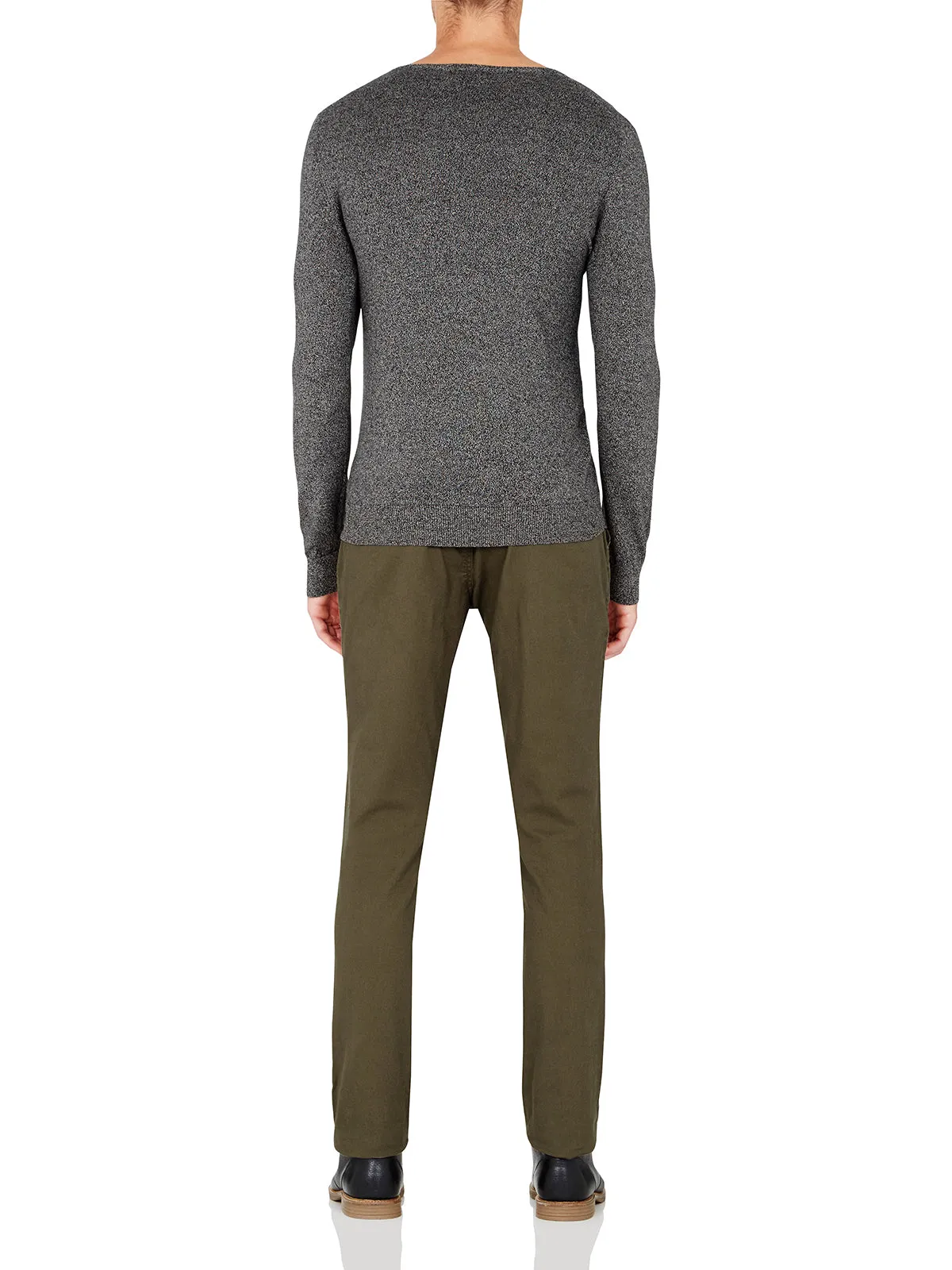 Cotton V-Neck Knit