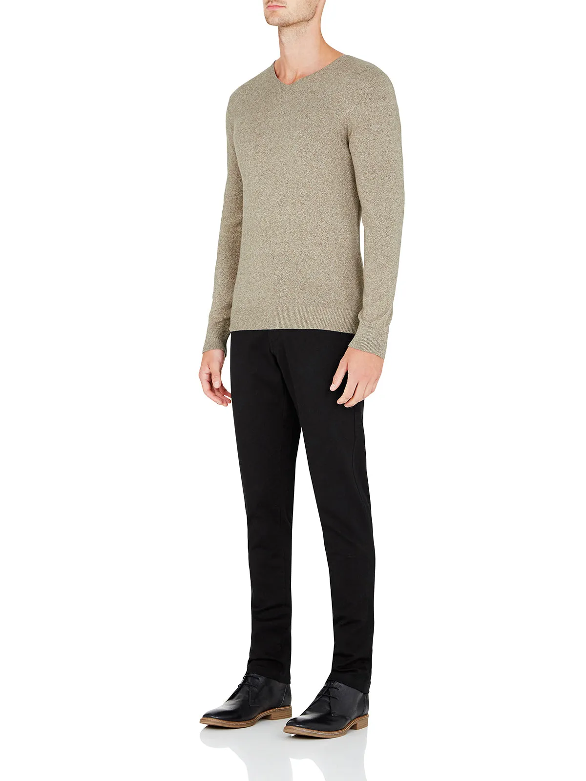 Cotton V-Neck Knit