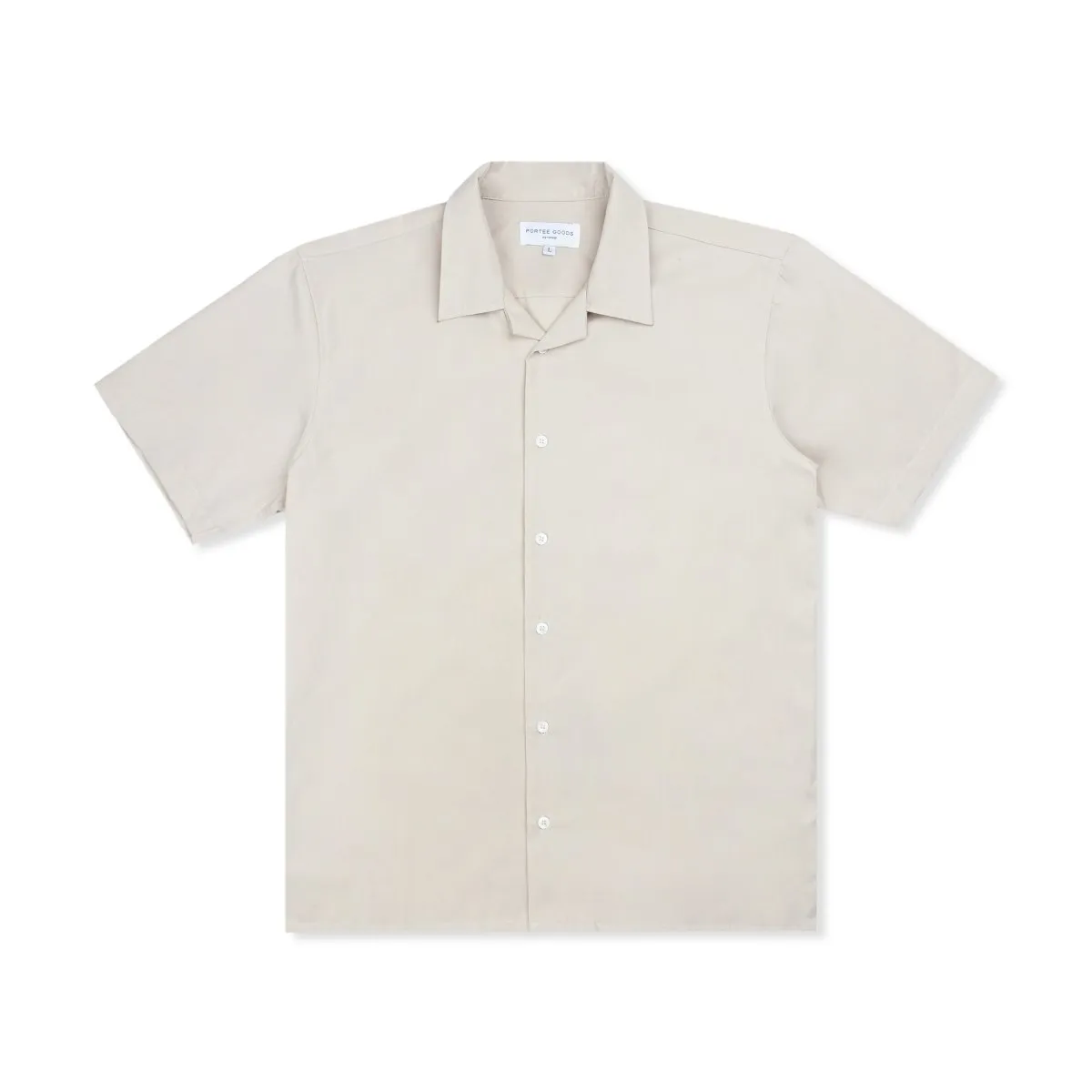 Cuban Collar Shirt Creme