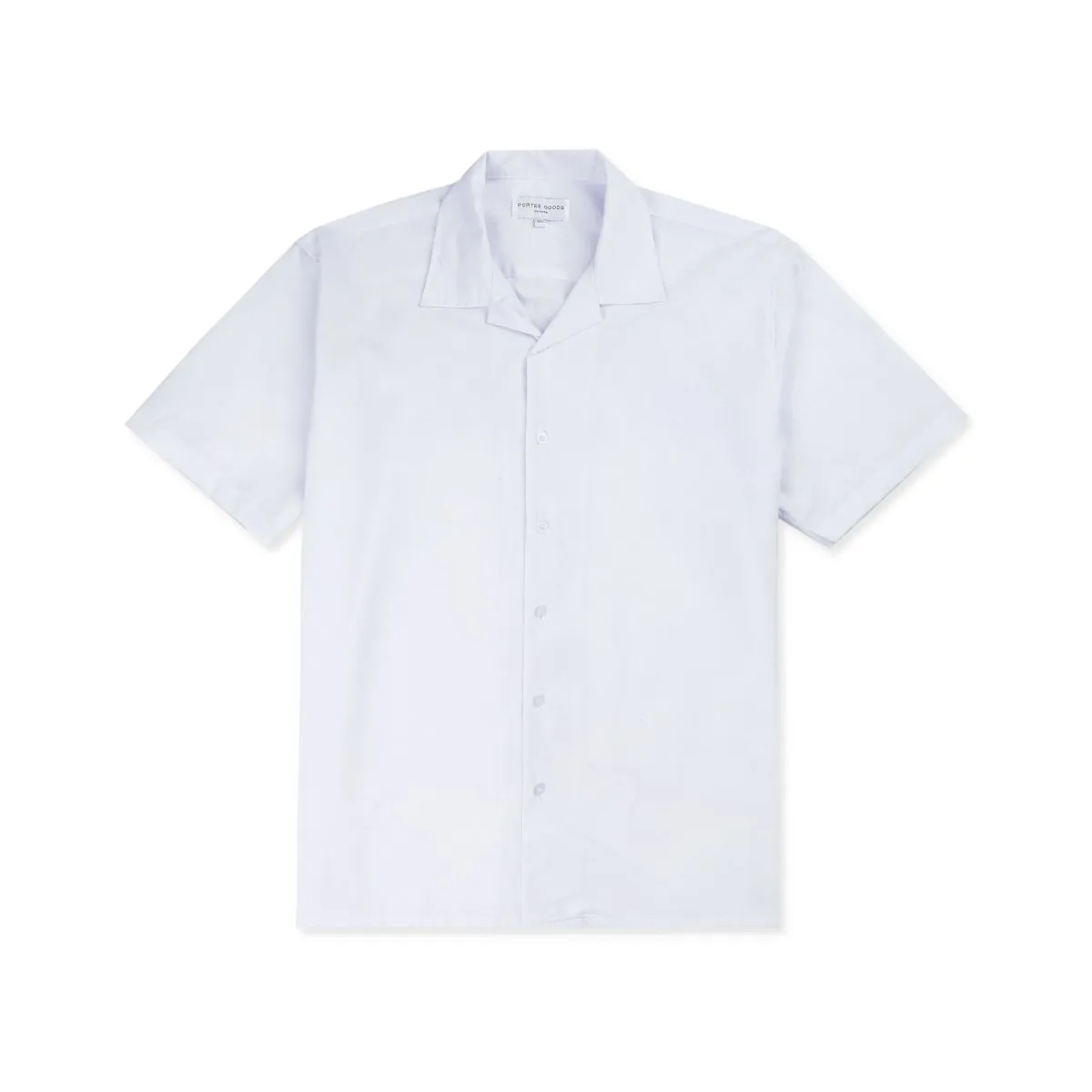 Cuban Collar Shirt White