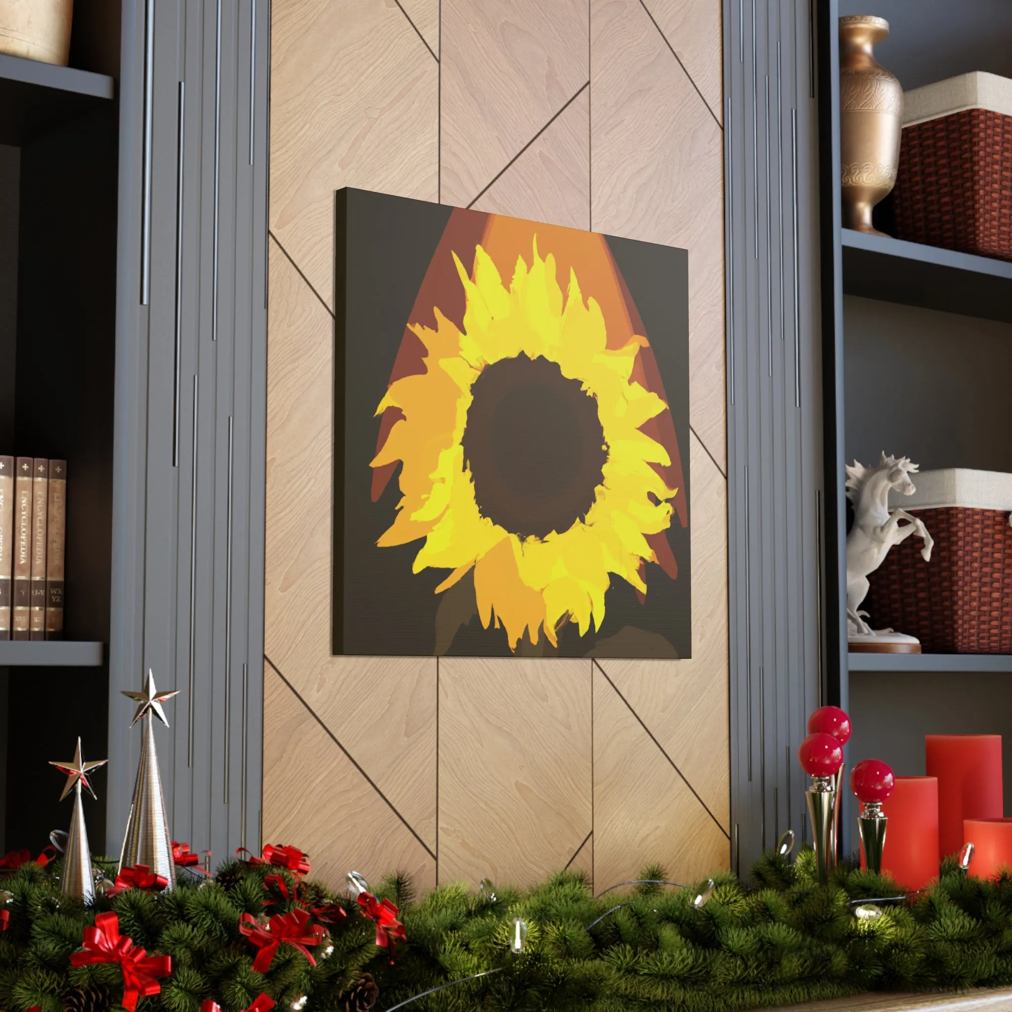 Divine Sun Petal. - Canvas