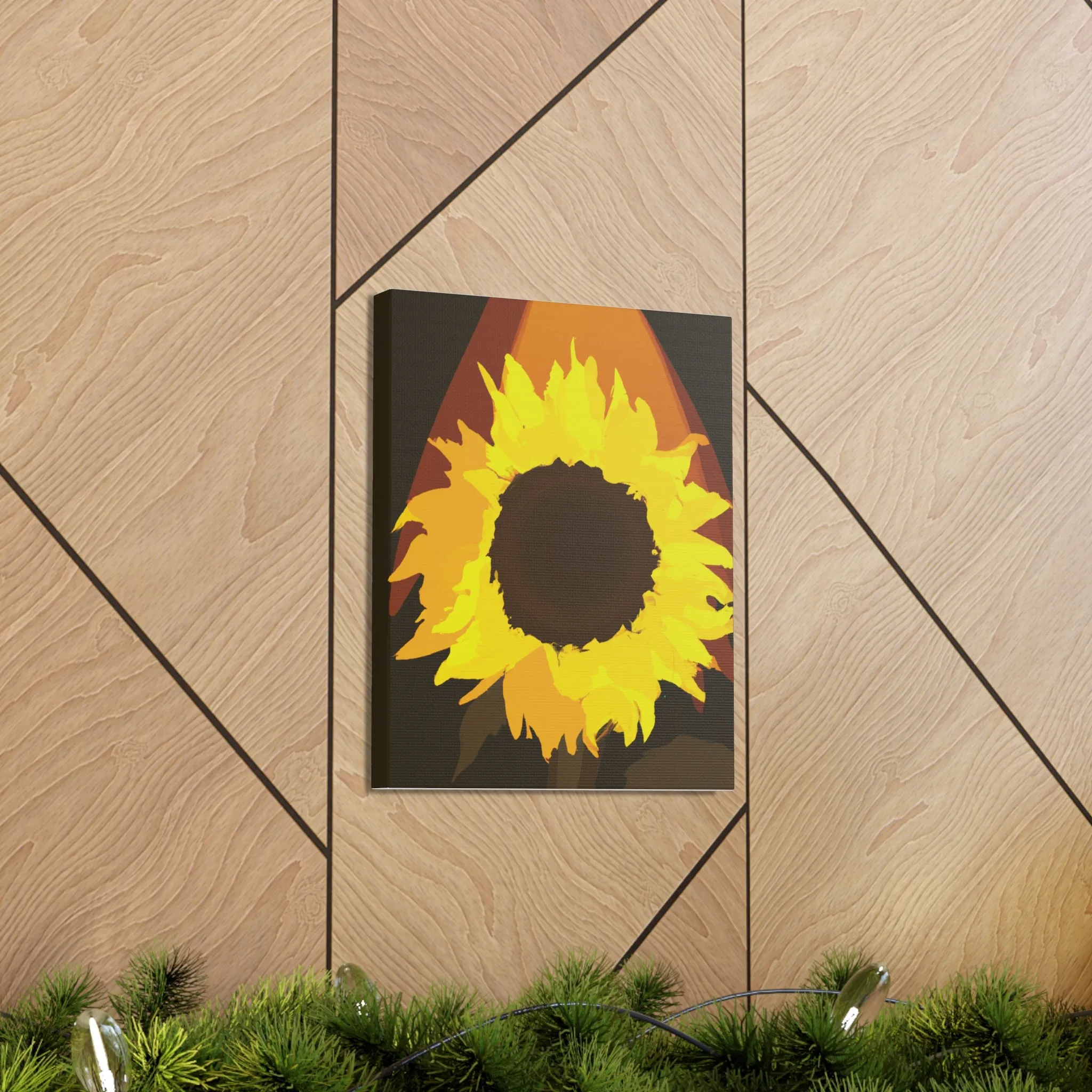 Divine Sun Petal. - Canvas