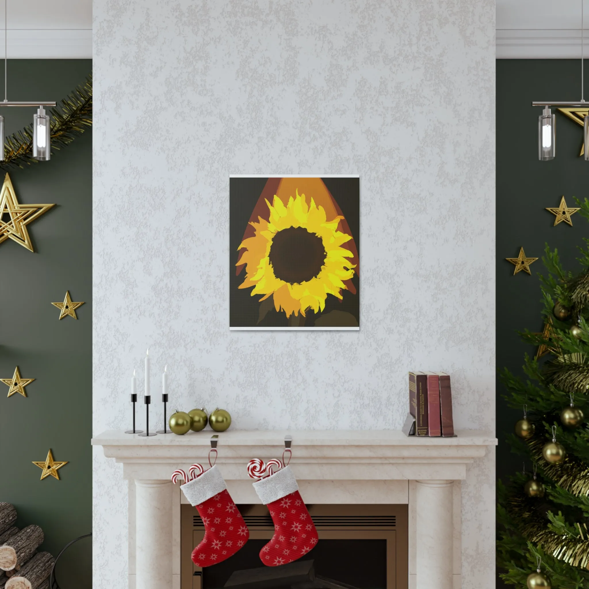 Divine Sun Petal. - Canvas