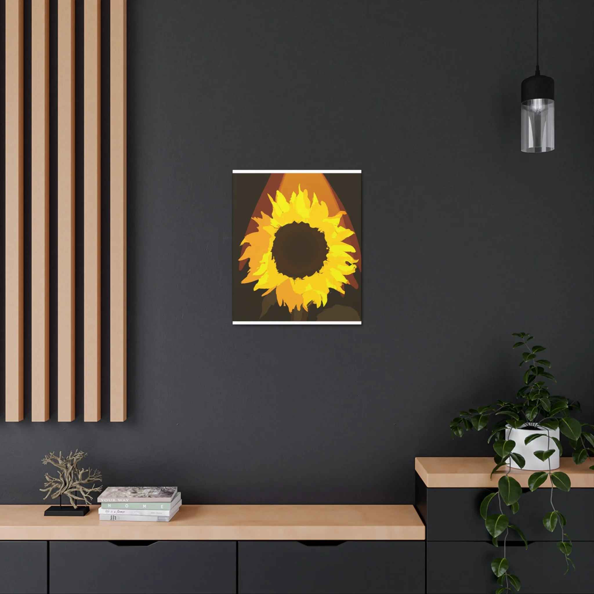 Divine Sun Petal. - Canvas
