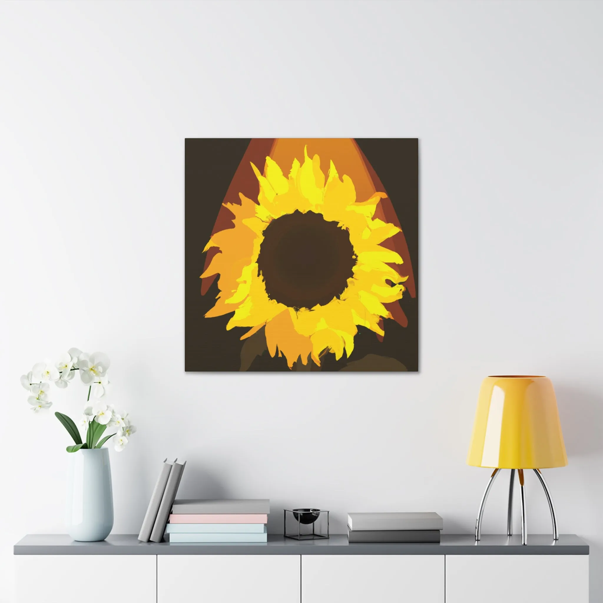 Divine Sun Petal. - Canvas