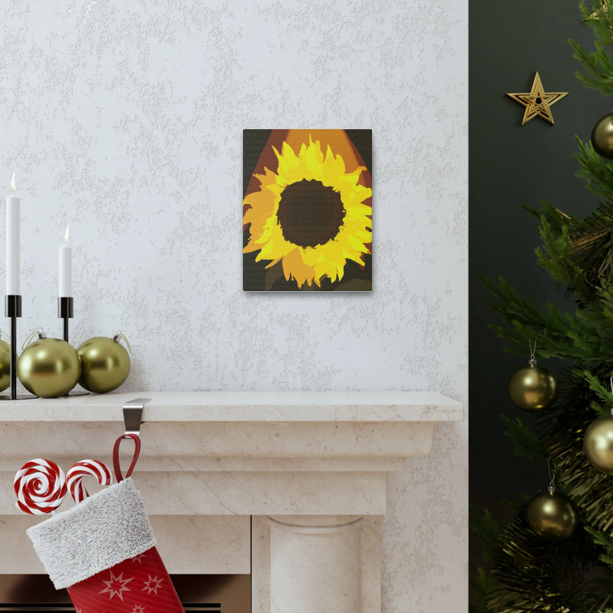 Divine Sun Petal. - Canvas