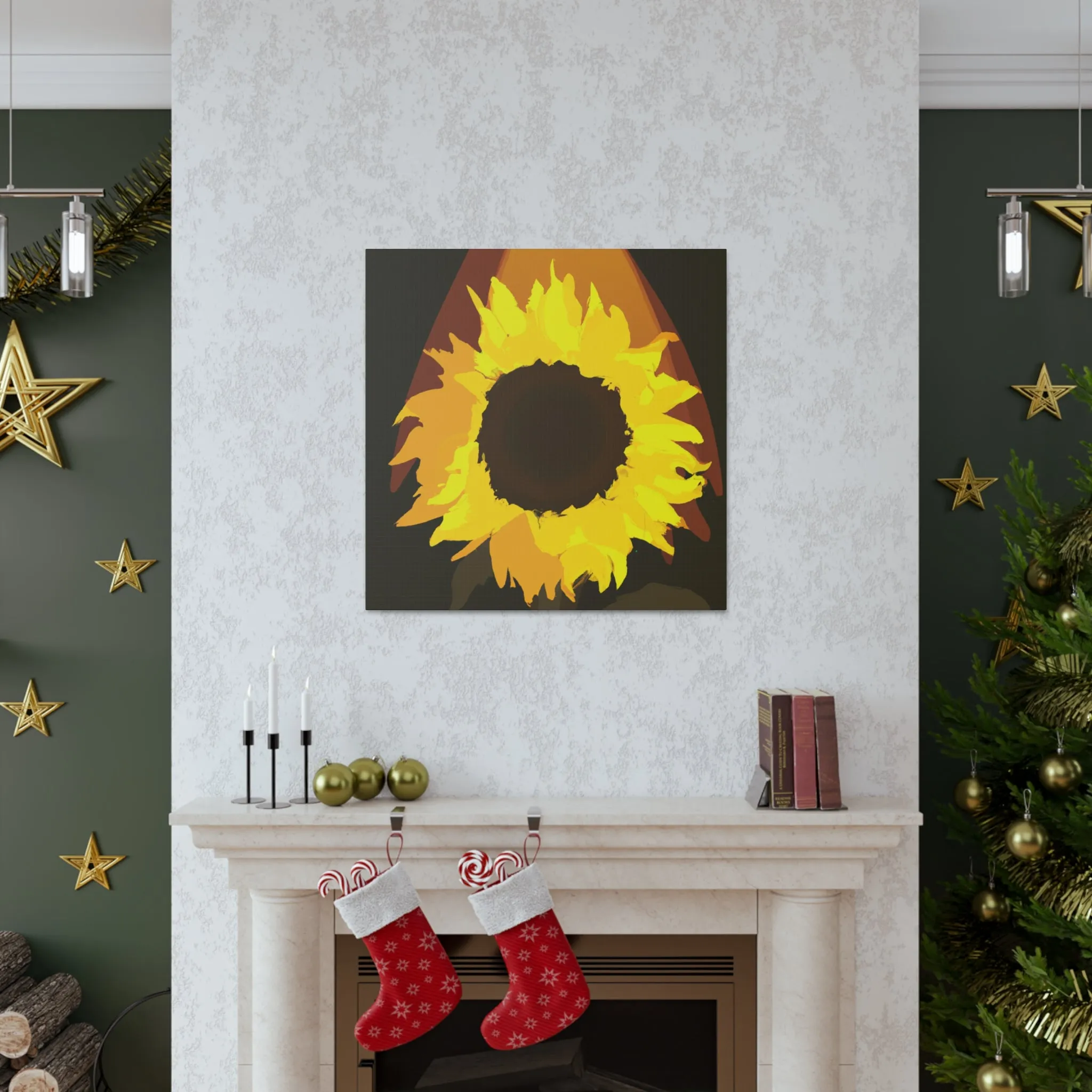 Divine Sun Petal. - Canvas
