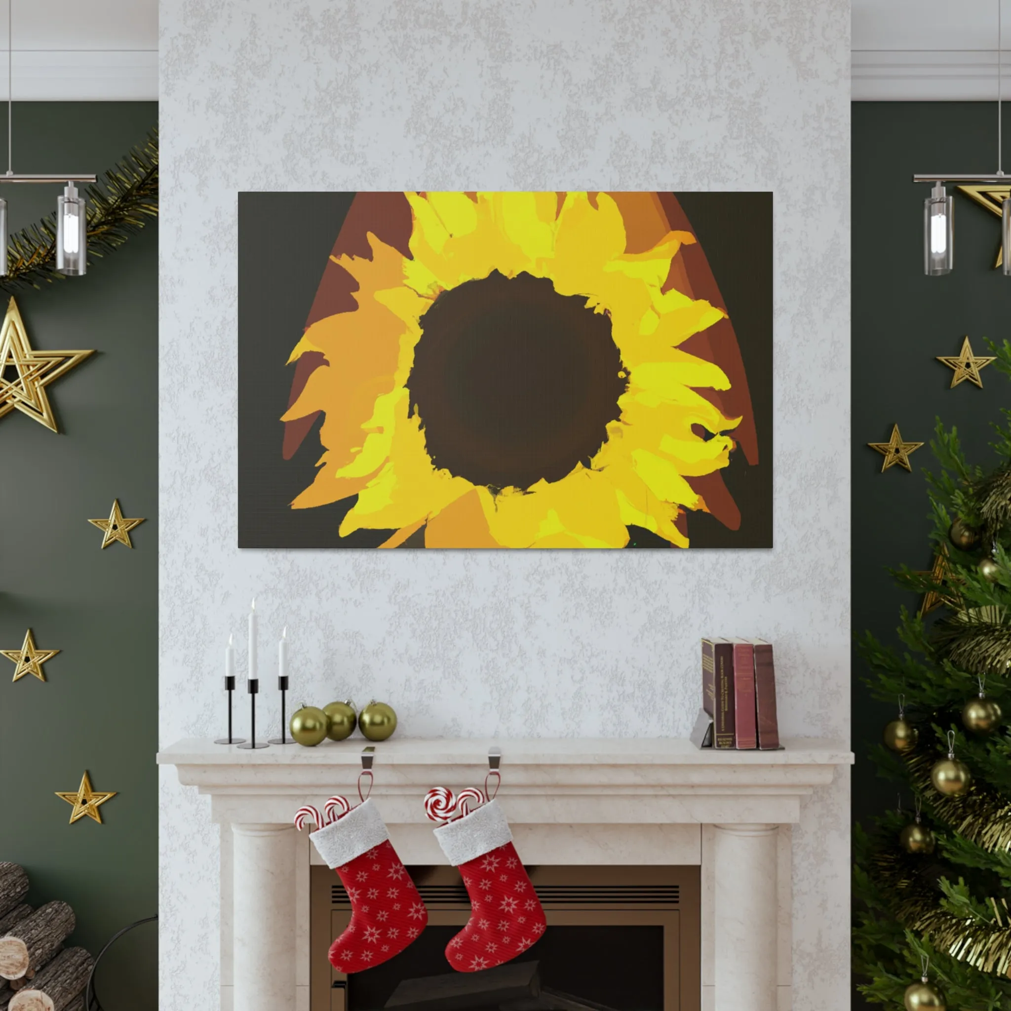 Divine Sun Petal. - Canvas