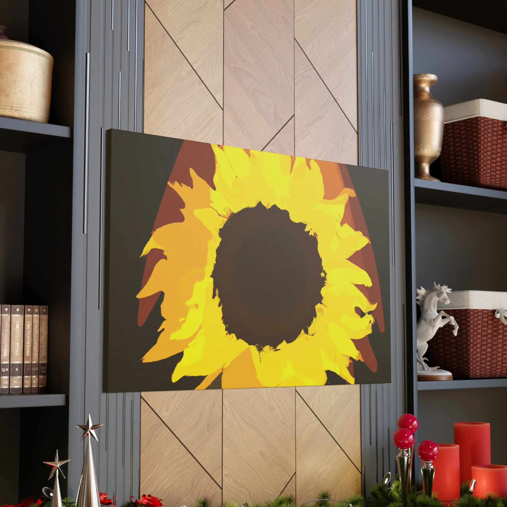 Divine Sun Petal. - Canvas