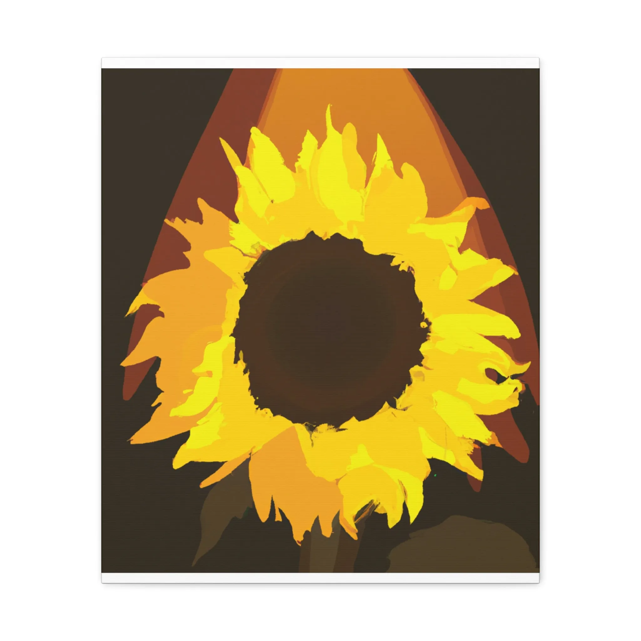 Divine Sun Petal. - Canvas