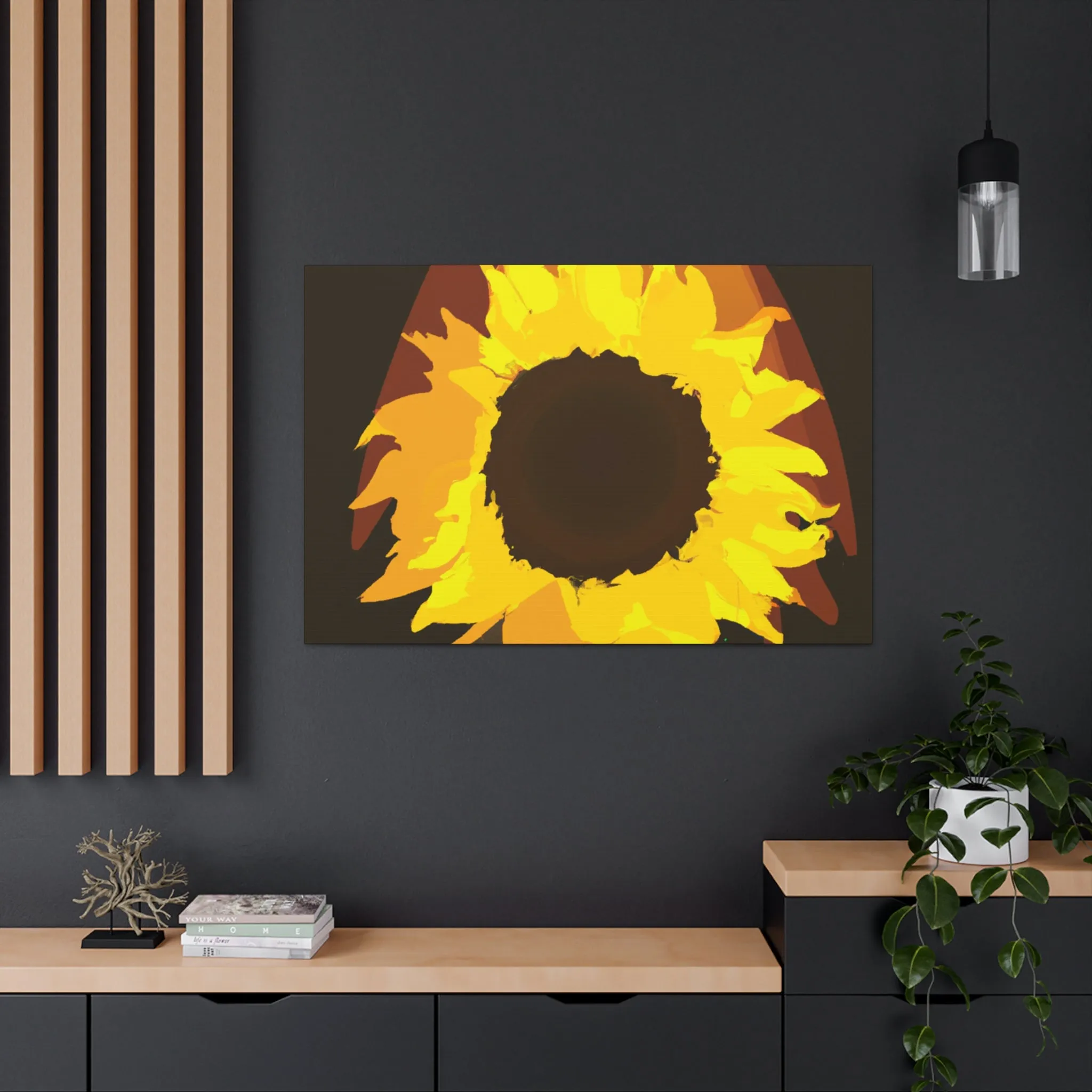 Divine Sun Petal. - Canvas