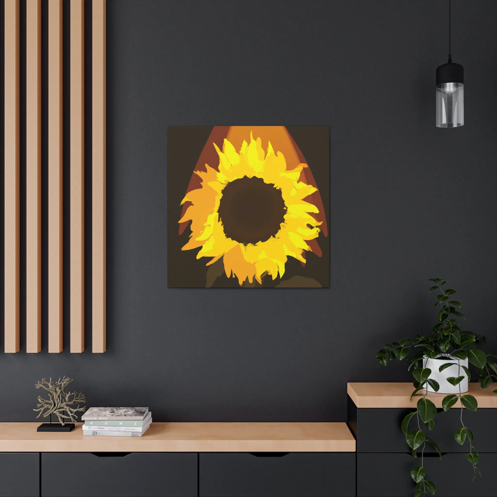 Divine Sun Petal. - Canvas