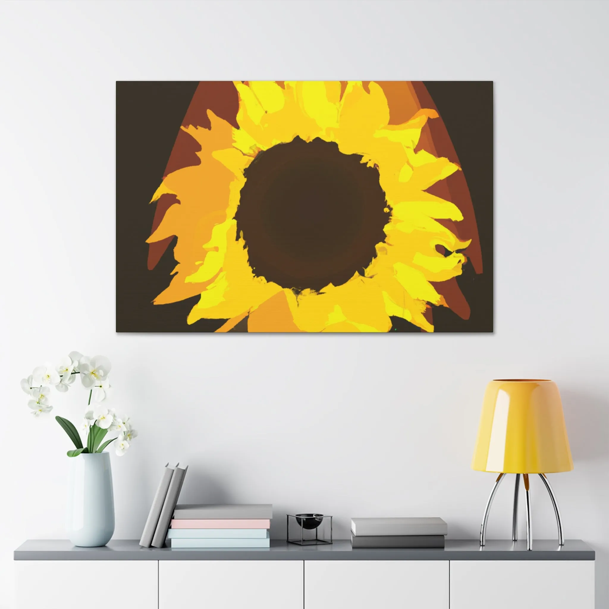 Divine Sun Petal. - Canvas
