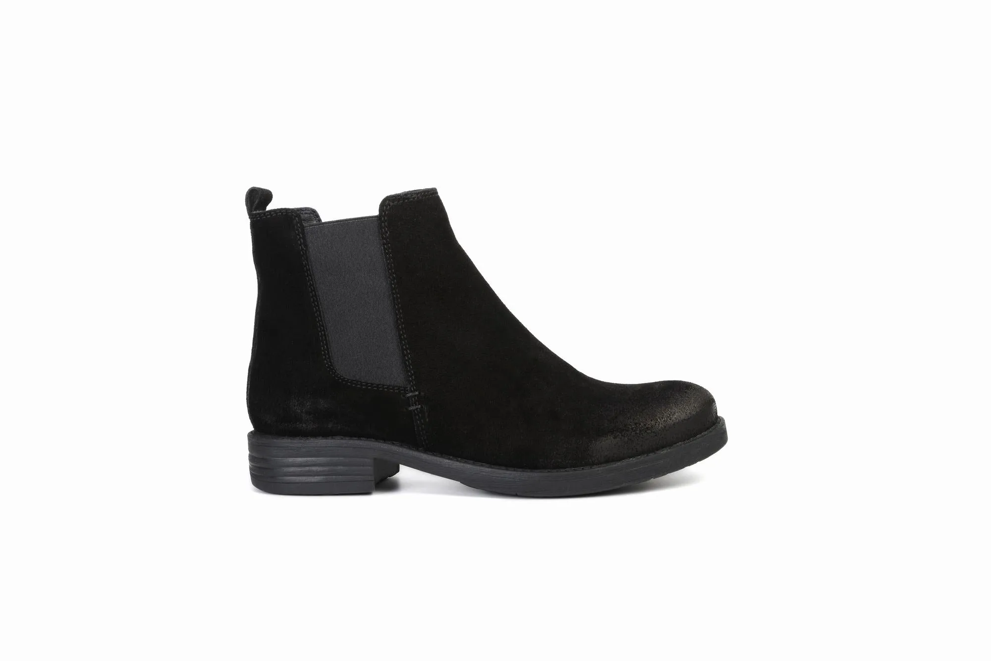 FOOT FEDERATION CHELSEA WOMEN'S BOOT SUEDE BLACK