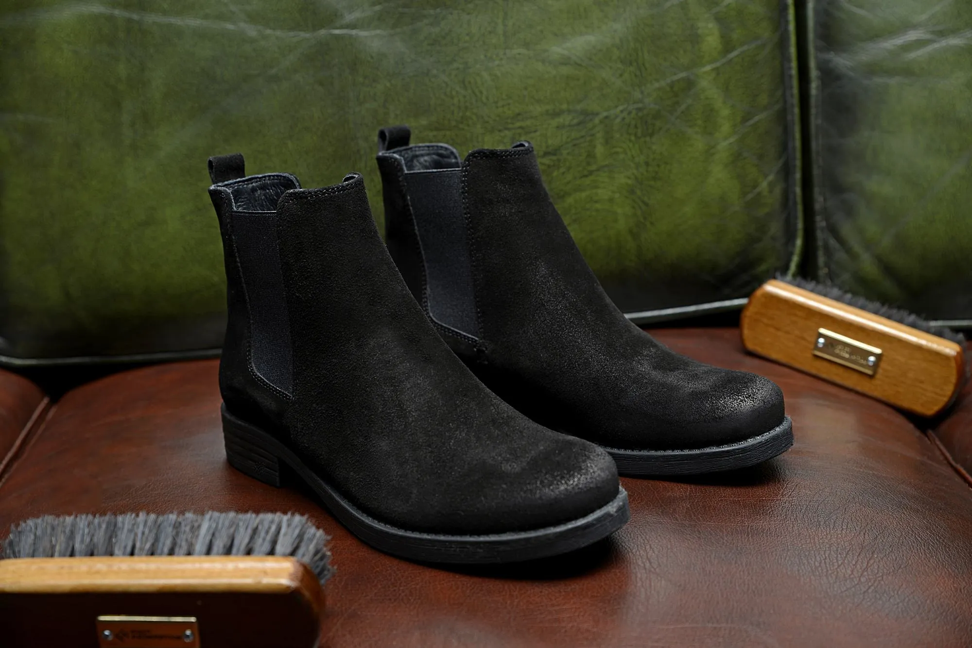FOOT FEDERATION CHELSEA WOMEN'S BOOT SUEDE BLACK