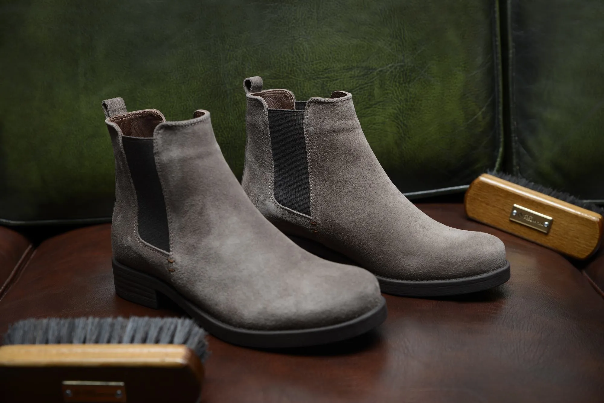 FOOT FEDERATION CHELSEA WOMEN'S BOOT SUEDE MINK GRAY