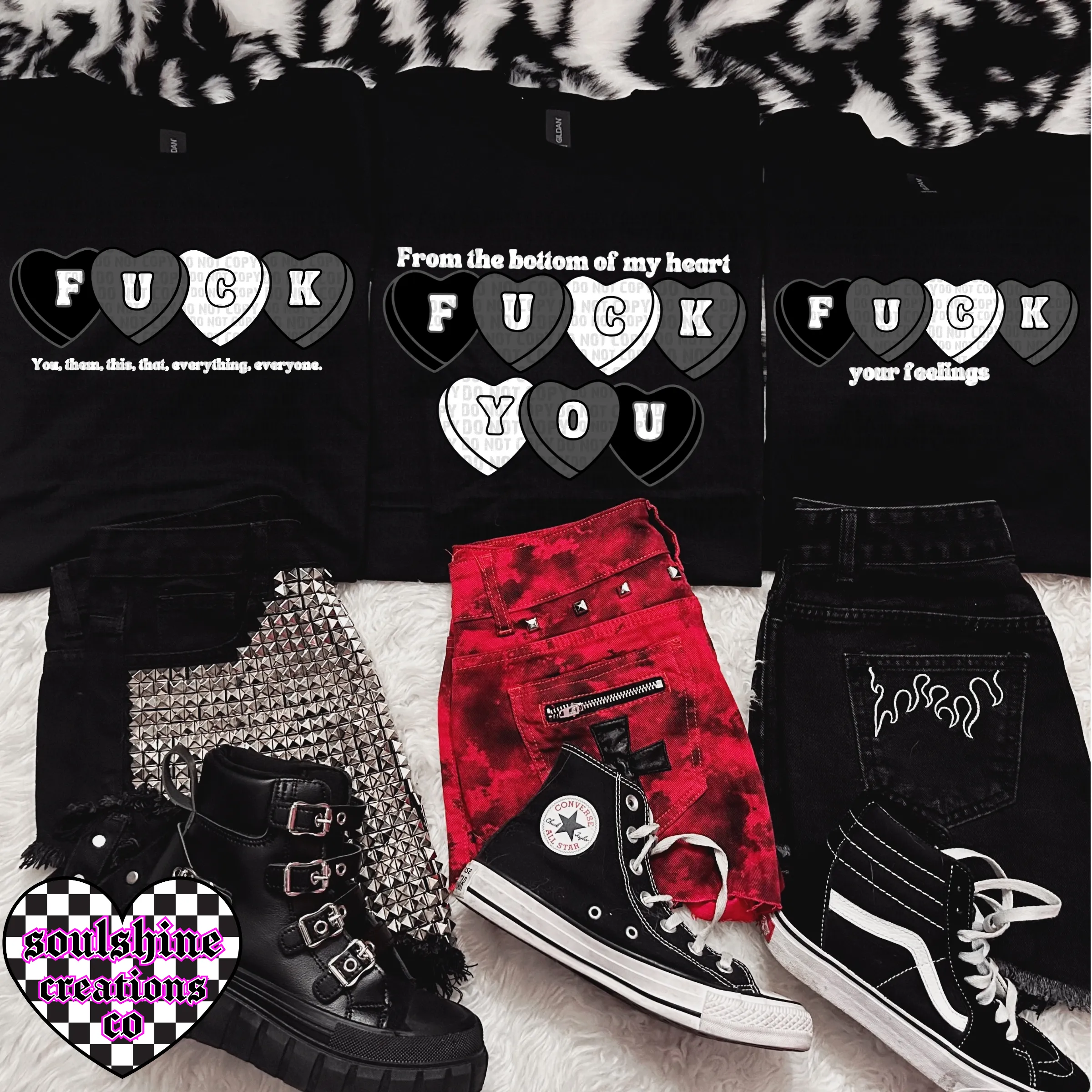 fuck your feelings anti valentines tee or sweater