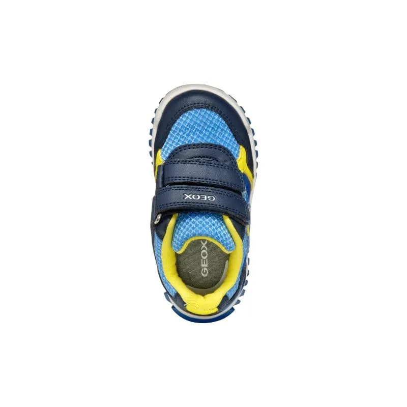 Geox Infants Navy Lightyloo Shoes With Lights B555ZA