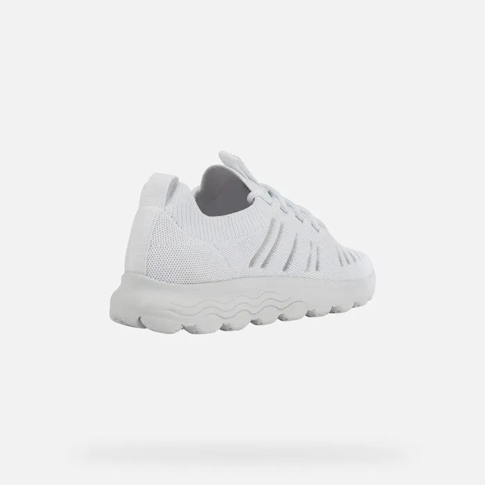 Geox Women's Spherica Sneaker White