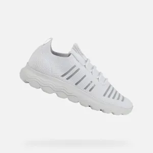Geox Women's Spherica Sneaker White