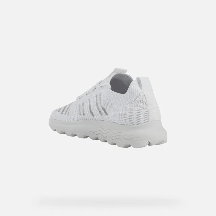 Geox Women's Spherica Sneaker White