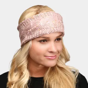 iLLASPARKZ Fleece Lined Cable Knitted Headband