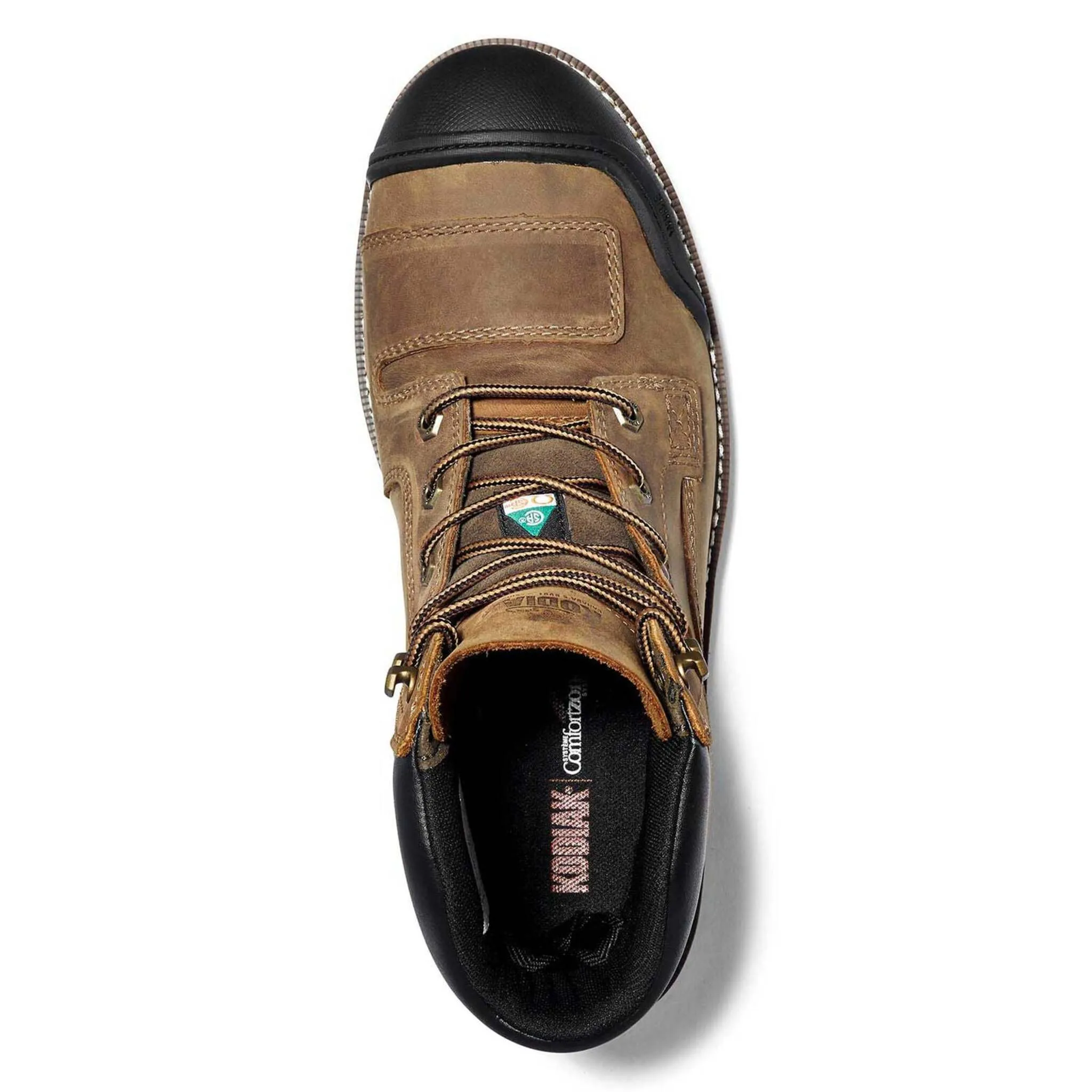 Kodiak Men's 6" Generations Safety Work Boots – Waterproof Leather, Widebody Composite Toe, Comfortzone Footbed, Slip-Resistant Outsole | Sizes 8-16