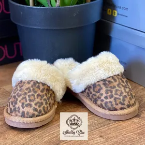 Leopard Snooze Slippers - Children's